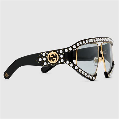 gucci glasses with pearls|Gucci Designer Glasses & Sunglasses for Women US .